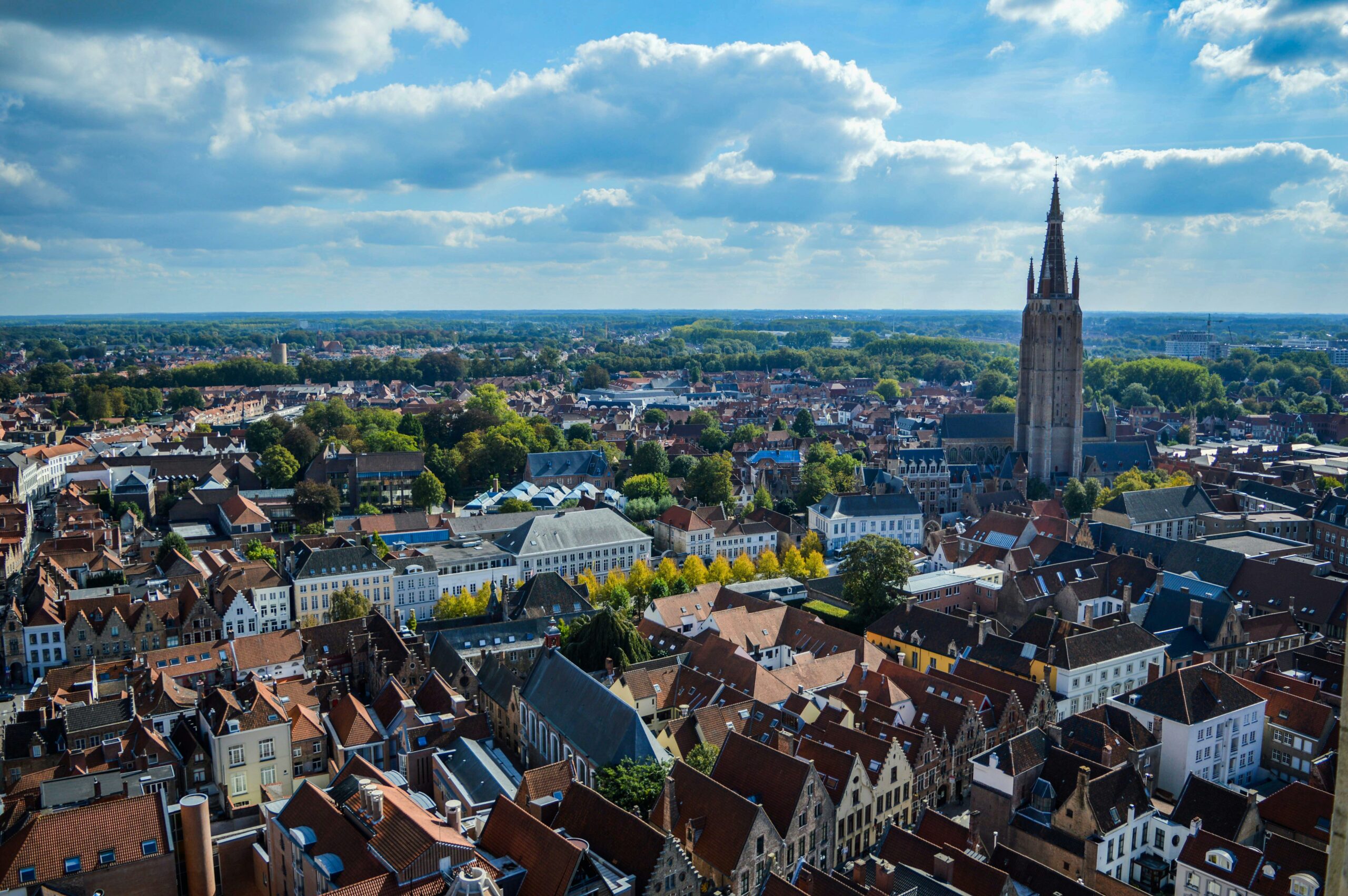 Kostenloses Stock Foto zu belgien, bruges, drohne erschossen