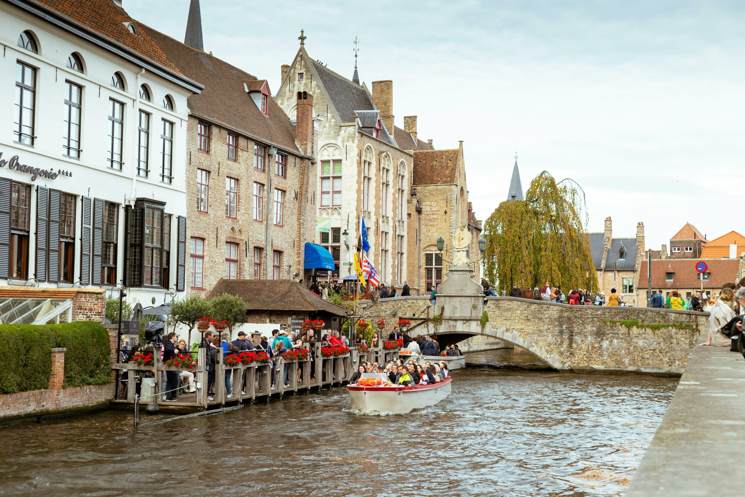 Kostenloses Stock Foto zu belgien, boot, brücke