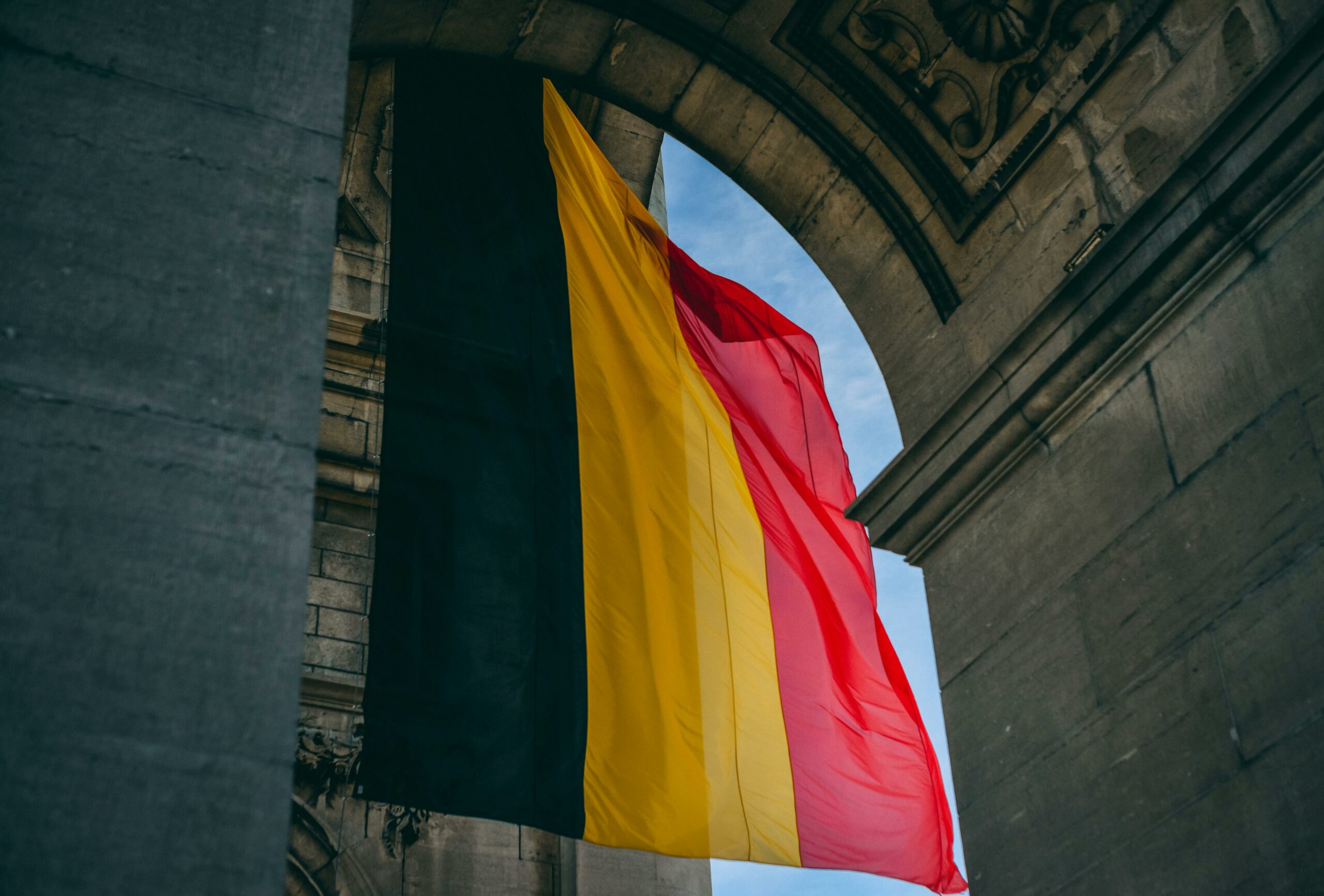 Flagge Von Belgien